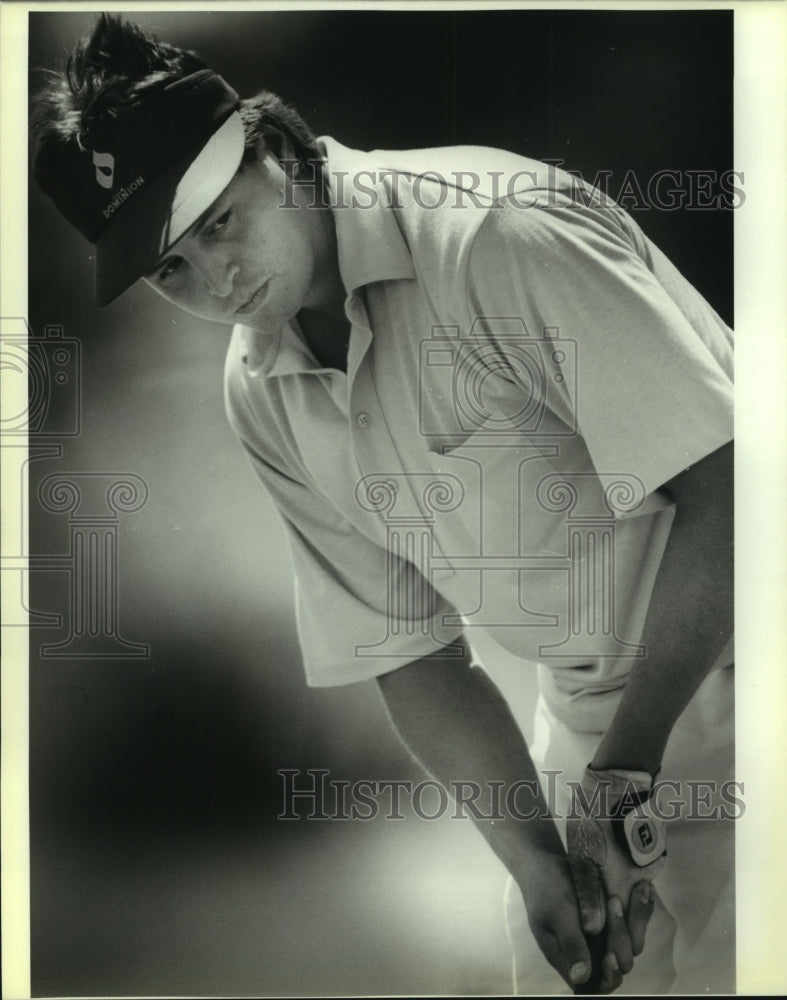 1988 Press Photo Al Yanez Jr. at Olmos Basin Golf Course - sas07617- Historic Images