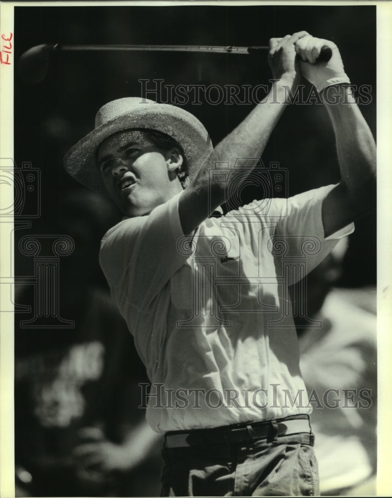 1988 Press Photo David Petry at Olmos Basin Golf Course - sas07622- Historic Images