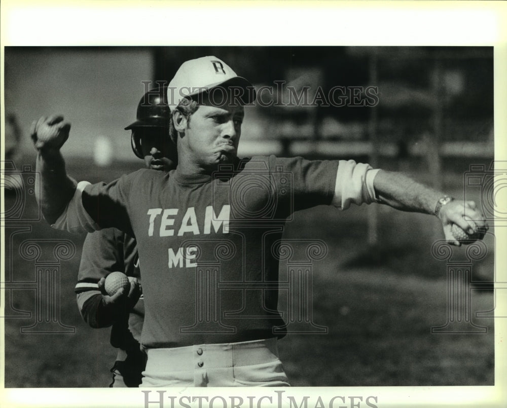 1988 Press Photo Frank Chumbley, High School Baseball Player - sas07759 - Historic Images