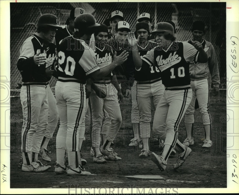 1987 Press Photo Uvalde and Alamo Heights play high school baseball - sas07770 - Historic Images