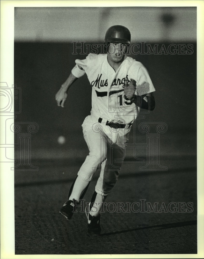 1988 Press Photo Denny Fussell, John Jay High School Baseball Player at Game- Historic Images