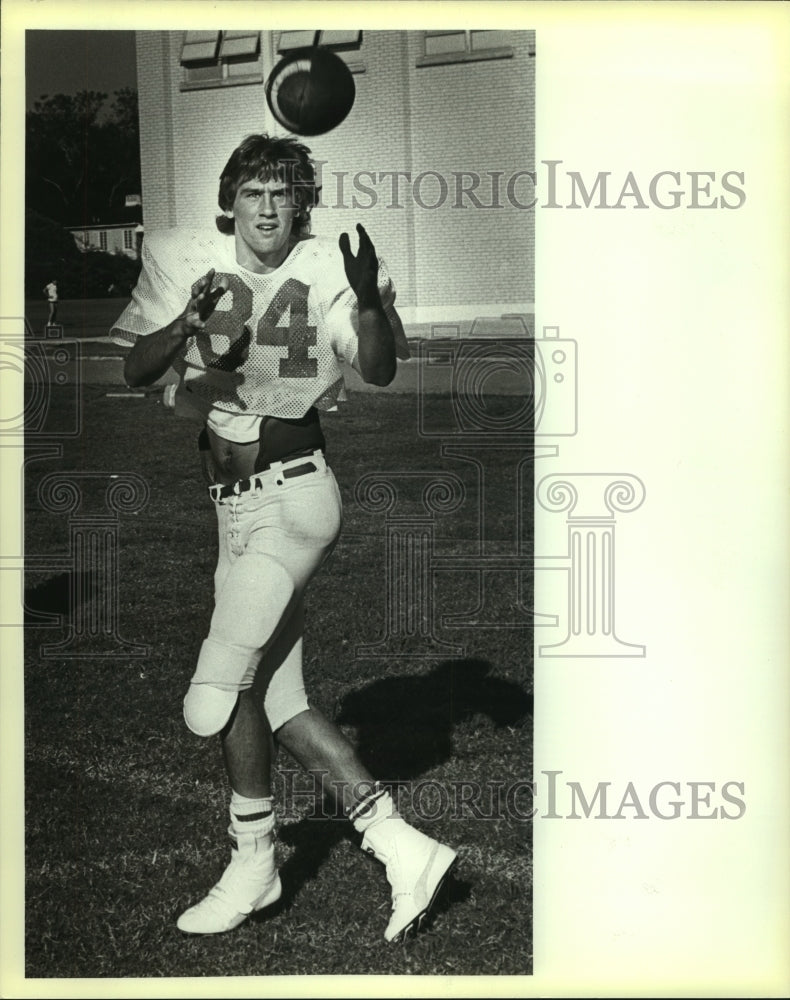 1983 Press Photo Jefferson High football player Eddie Jendrzey - sas08163- Historic Images