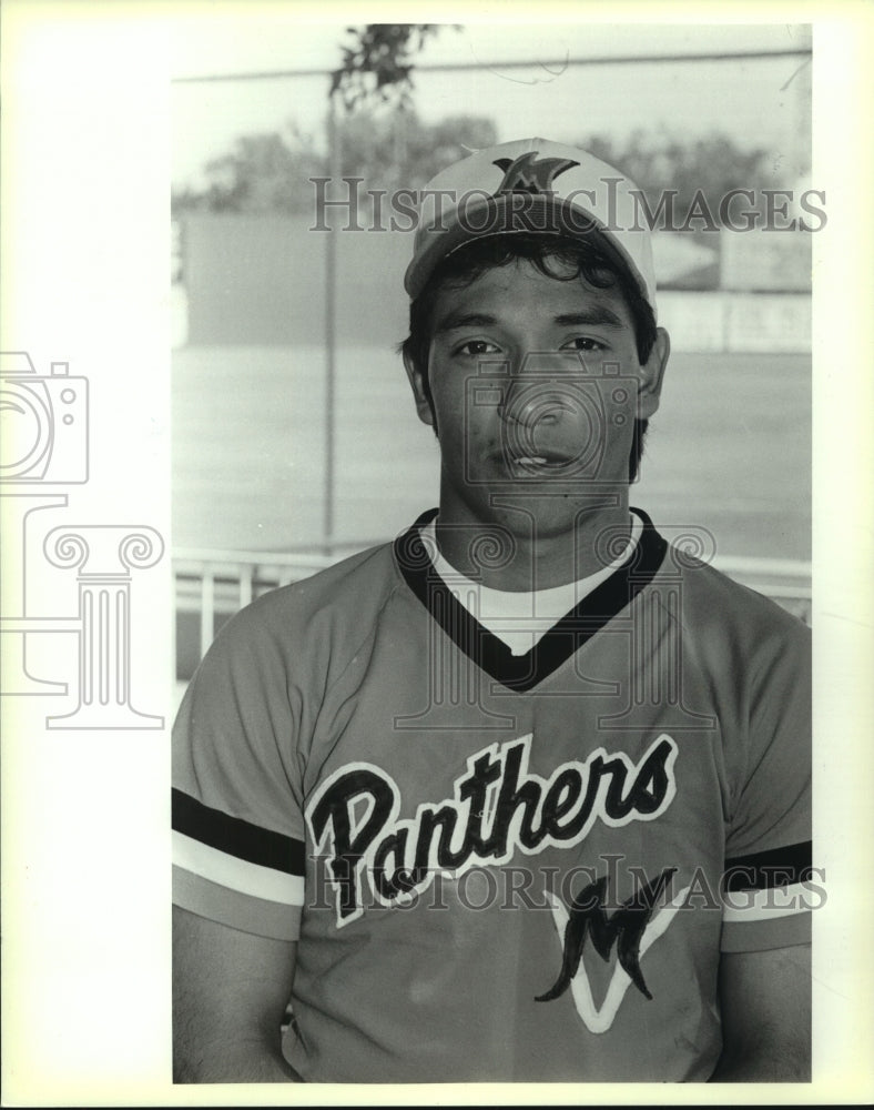 1989 Press Photo Panthers High School Baseball Player - sas08165 - Historic Images