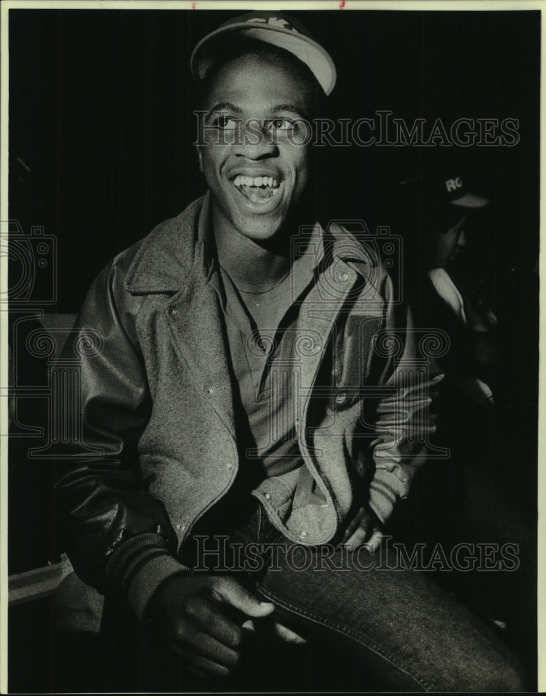 1983 Press Photo Cap Watters, Judson High School Football Player - sas08203- Historic Images
