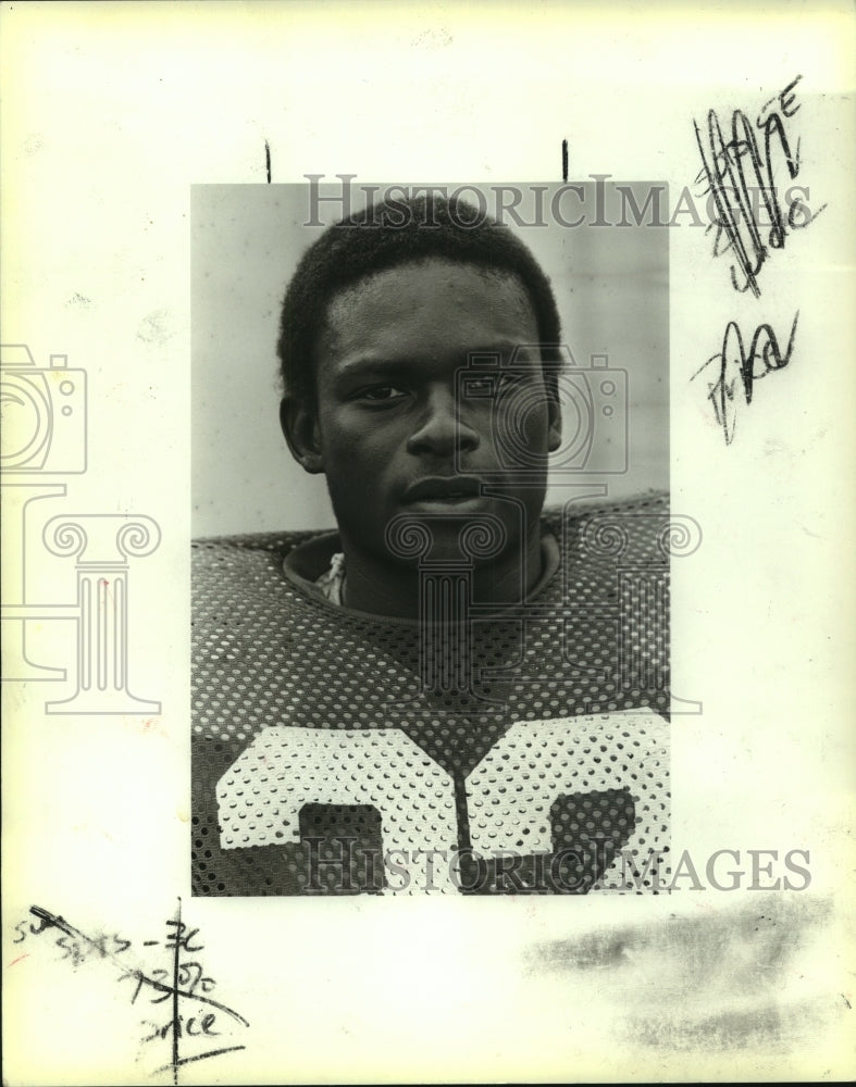 1984 Press Photo Mitch Price, Madison High School Football Player of the Week - Historic Images