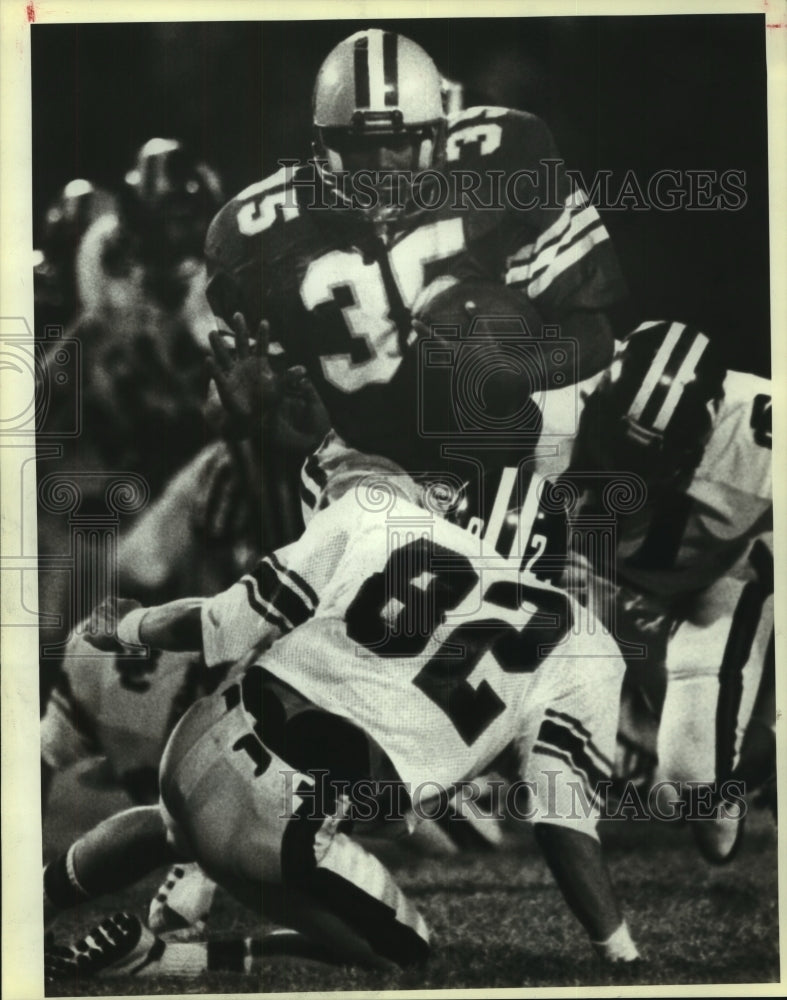 1983 Press Photo High School Football Players at Game - sas08256 - Historic Images