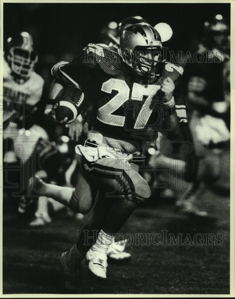 1984 Press Photo Gary Cantu, Randolph High School Football Full Back - sas08279 - Historic Images
