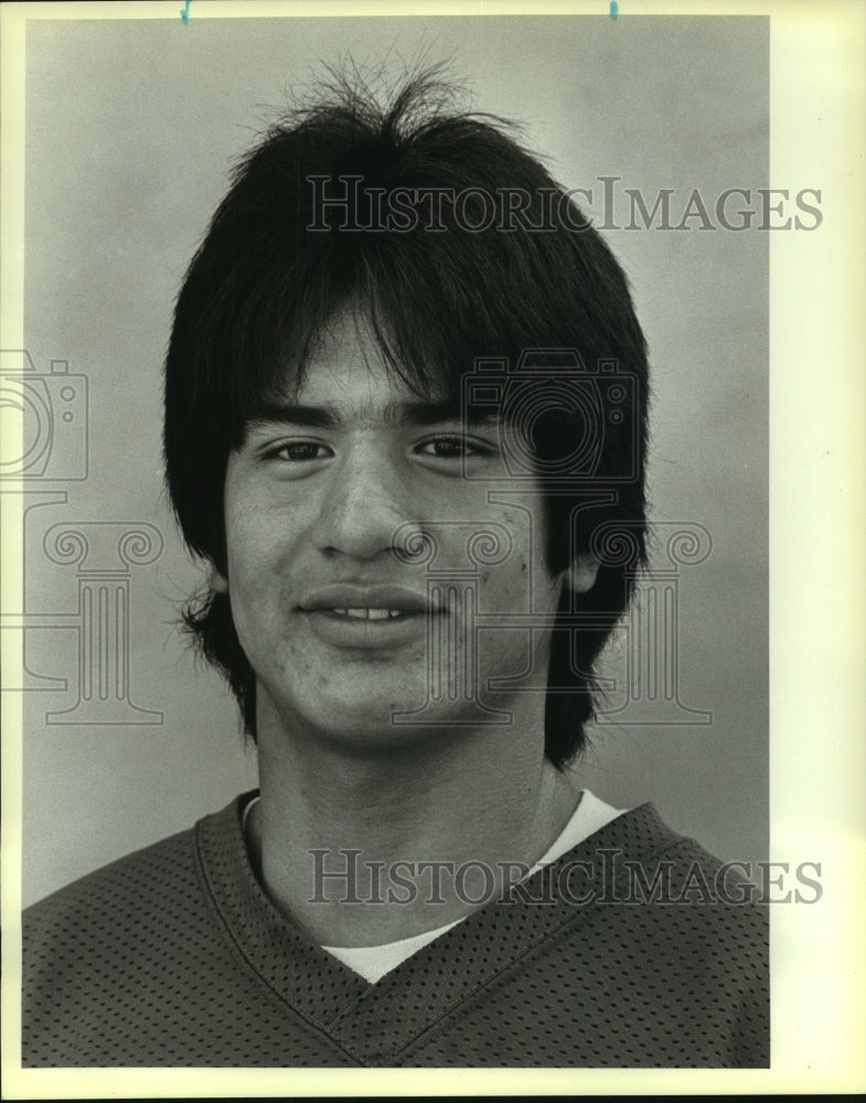 1984 Press Photo John Kruithof of South San Antonio West High School Football - Historic Images