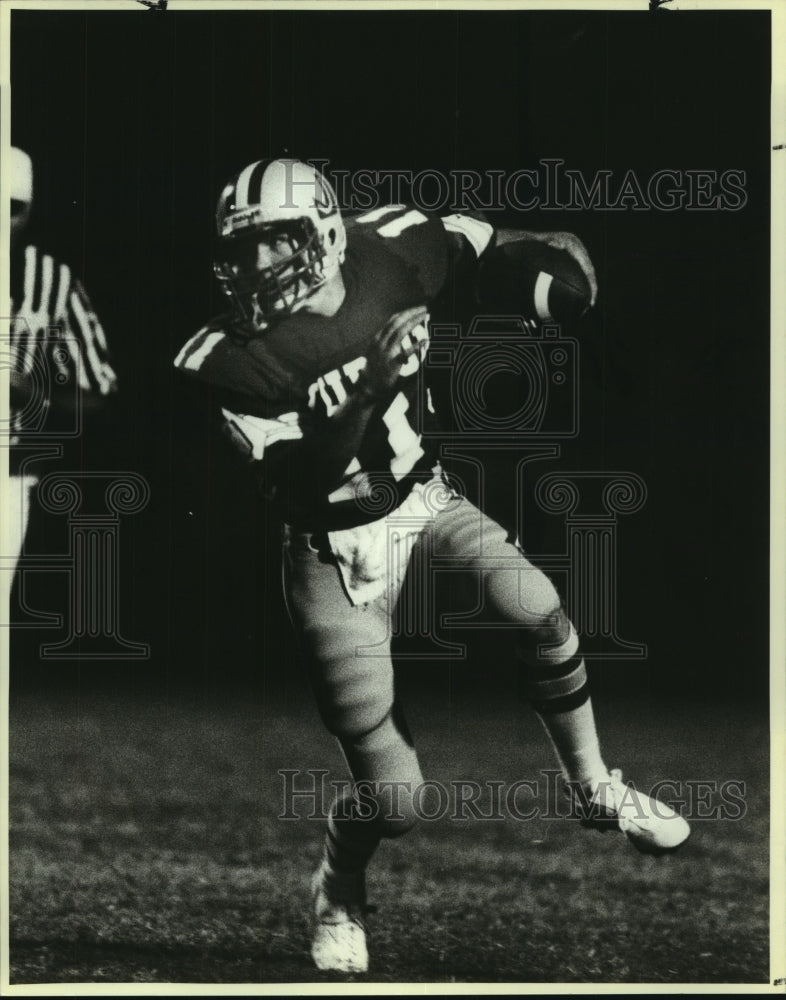 1984 Press Photo Kennedy Smith, Judson High School Football Quarterback at Game - Historic Images