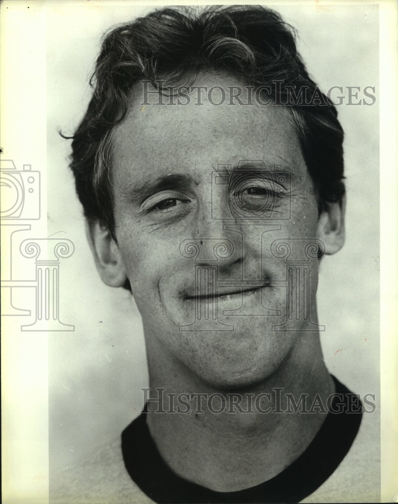 1985 Press Photo Steve Barlow, San Antonio College Track Cross Country Runner- Historic Images