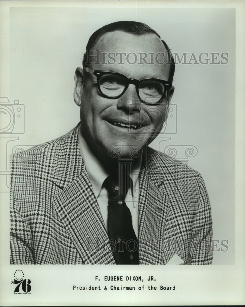Press Photo F. Eugene Dixon, Jr., Philadelphia 76ers President and Chairman - Historic Images