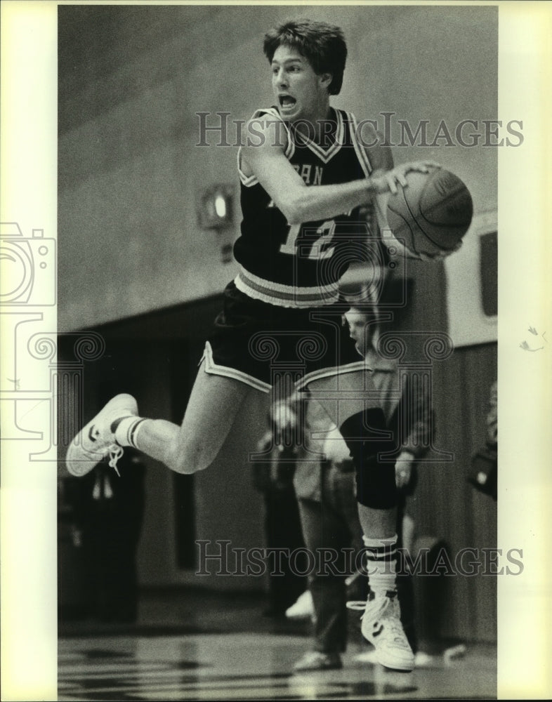 Press Photo Joe Johnson, Pan Am College Basketball Player at Game - sas08568 - Historic Images