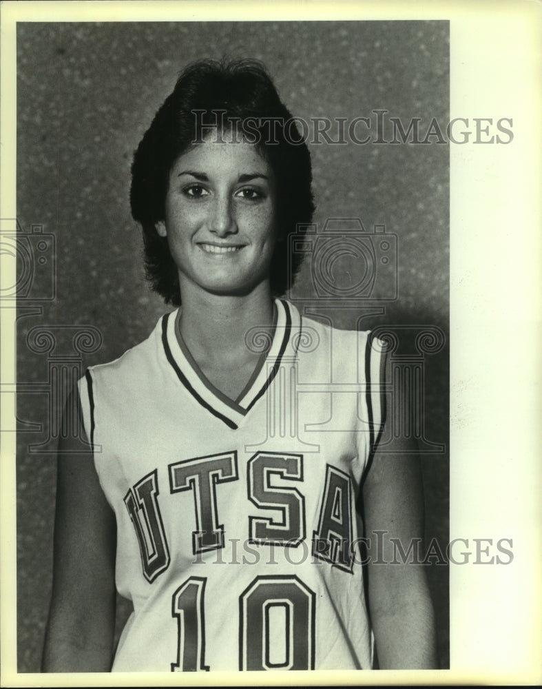1983 Press Photo Karen Kroen, University of Texas San Antonio Basketball Player - Historic Images
