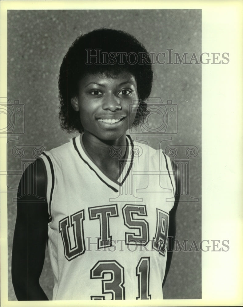 1983 Press Photo Starlite Williams, University of Texas San Antonio Basketball - Historic Images