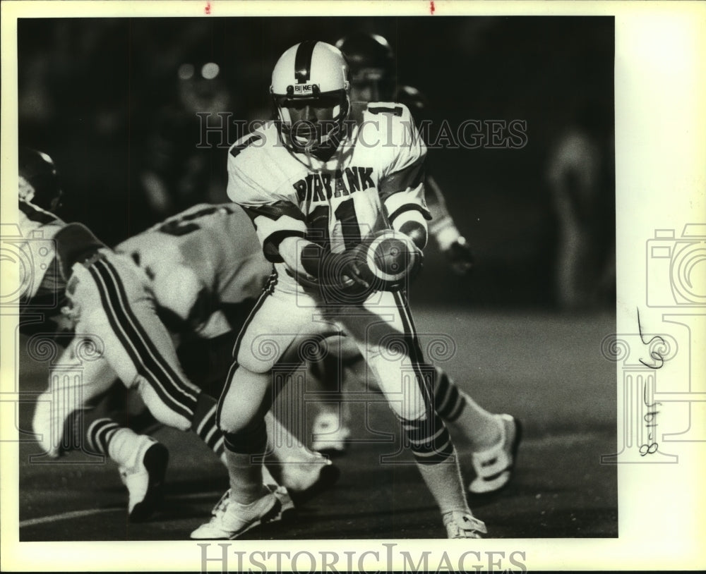 1983 Press Photo Paul Galindo, Burbank High School Football Player at Game - Historic Images