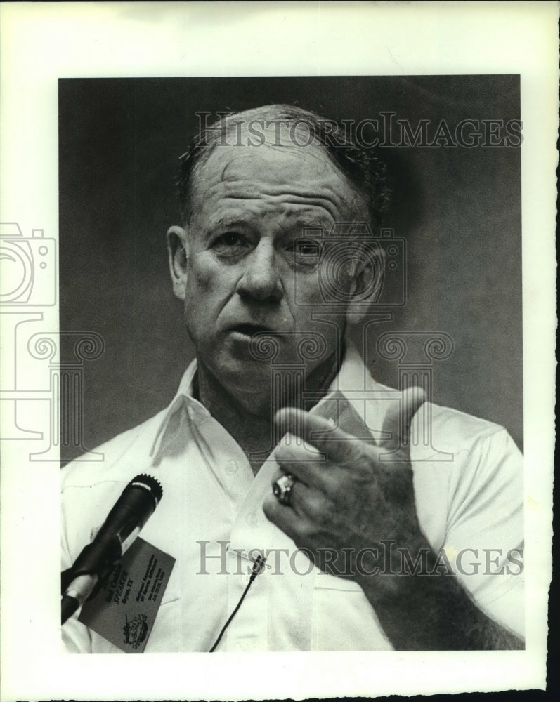 1989 Press Photo Red Cashion, National Football League Referee - sas08815 - Historic Images