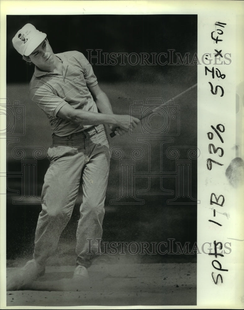 1988 Press Photo Golfer Jeff Norris at City Junior Golf Championship - sas08890- Historic Images