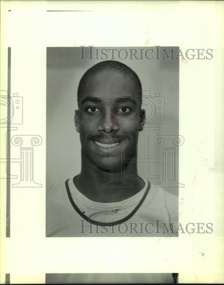 1987 Press Photo Kerry Cash, Holmes High School Athlete - sas08913 - Historic Images