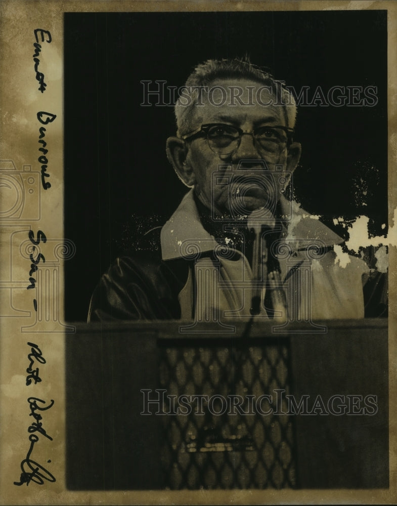 Press Photo Emmett Burrow of South San Antonio - sas08924 - Historic Images