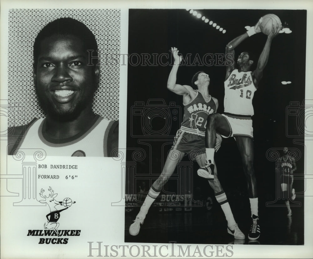 Press Photo Bob Dandridge, Milwaukee Bucks Basketball Player at Game - sas09000- Historic Images