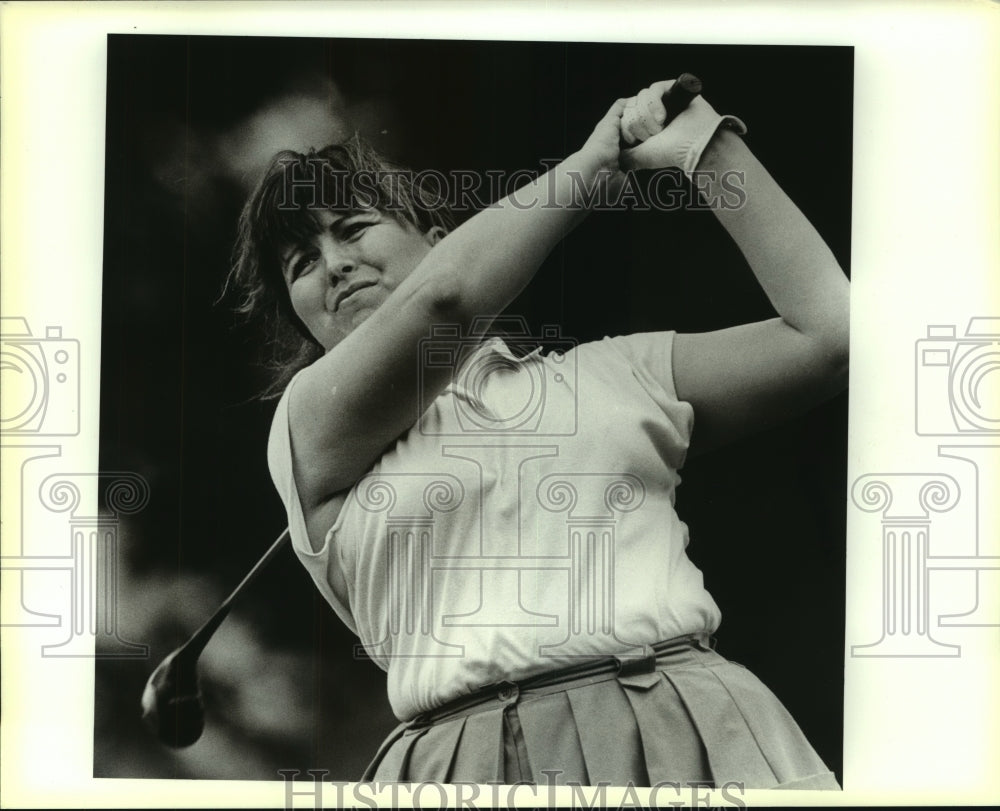 1989 Press Photo Golfer Joanne Trevino at Brackenridge City Women&#39;s Tournament - Historic Images