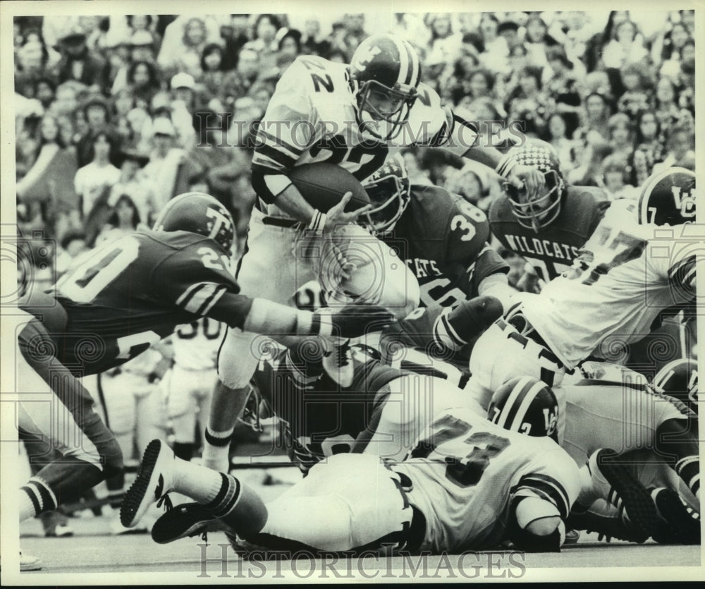 1976 Press Photo Winston Churchill High School Football State Champions at Game - Historic Images