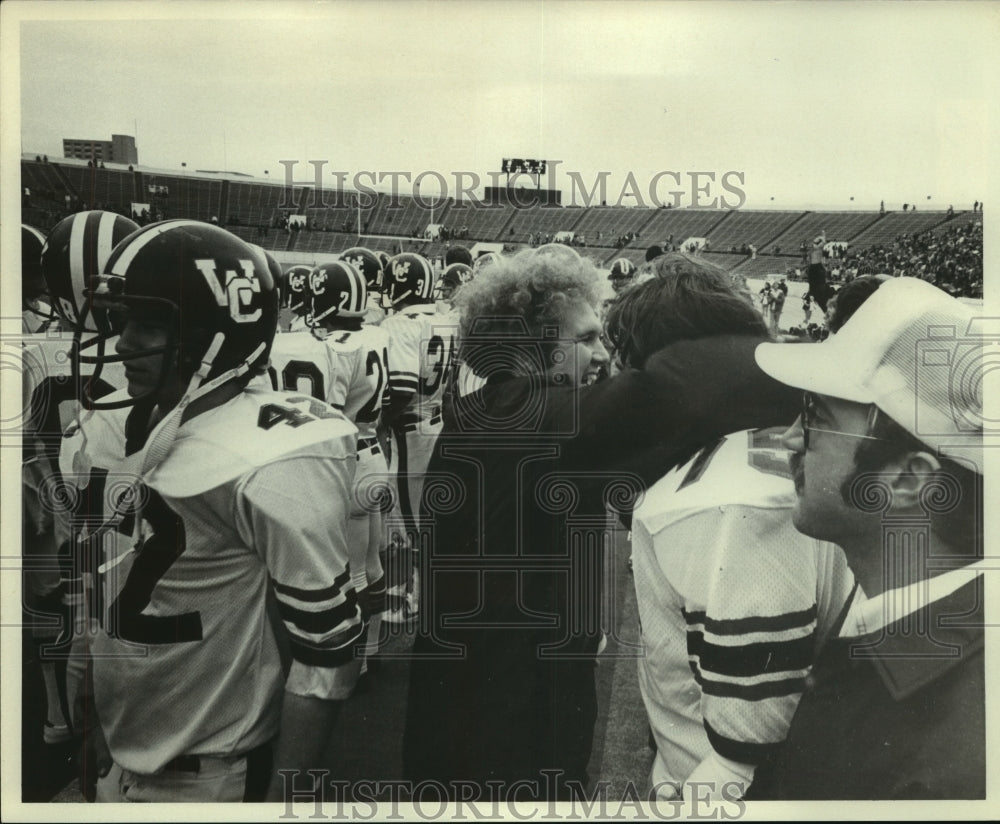 1976 Press Photo Winston Churchill High School State Championship Football Team - Historic Images