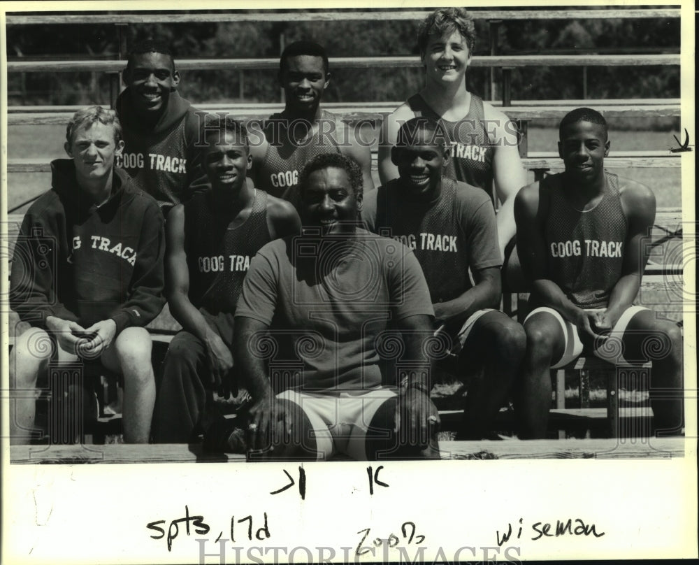 1988 Press Photo South San Antonio West Campus High School Track Team- Historic Images