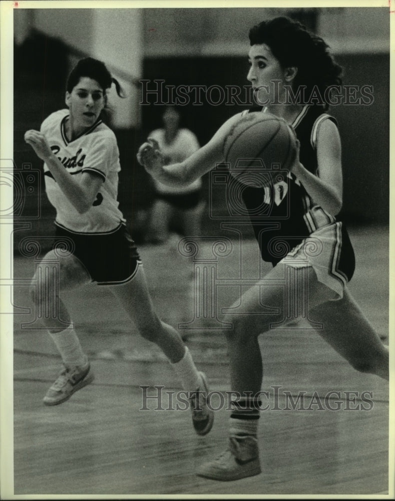 1984 Press Photo Parry Martinez, Bishop Lynch High School Basketball Player - Historic Images