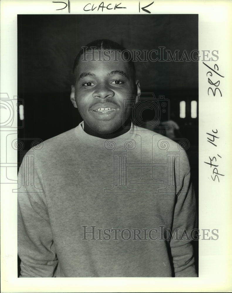 1993 Press Photo Roger Clack, Blessed Sacrament Academy High Basketball Player-Historic Images