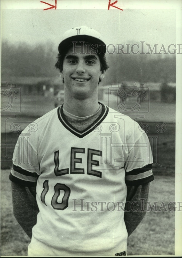 1985 Press Photo Lee High baseball player Barry Morrell - sas09764 ...