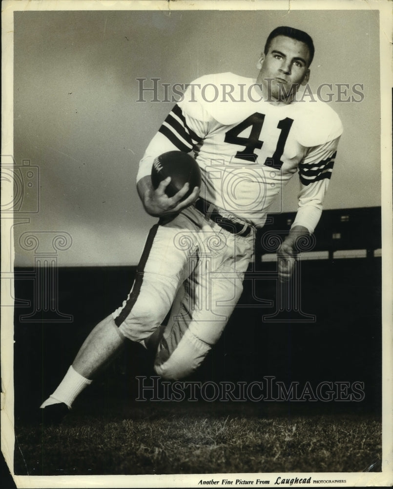 Press Photo University of Mississippi football player Charles Flowers - Historic Images