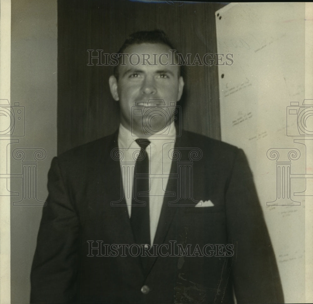 1967 Press Photo Hoover Evans, San Antonio Toros Football Assistant Coach - Historic Images