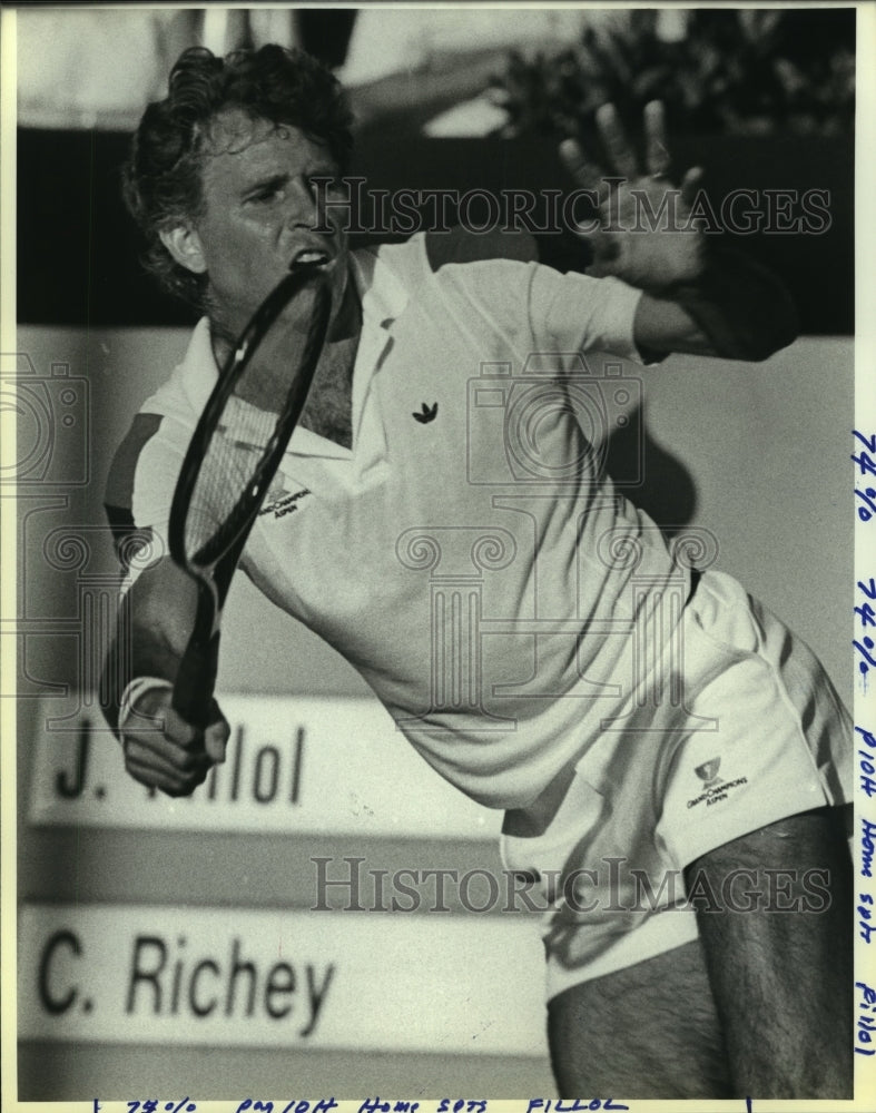 1986 Press Photo Jaime Fillol, Tennis Player - sas09877- Historic Images