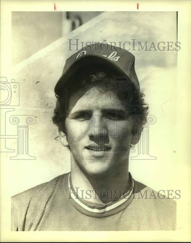 1983 Press Photo St. Gerard High baseball player Jim Wallace - sas10211 - Historic Images