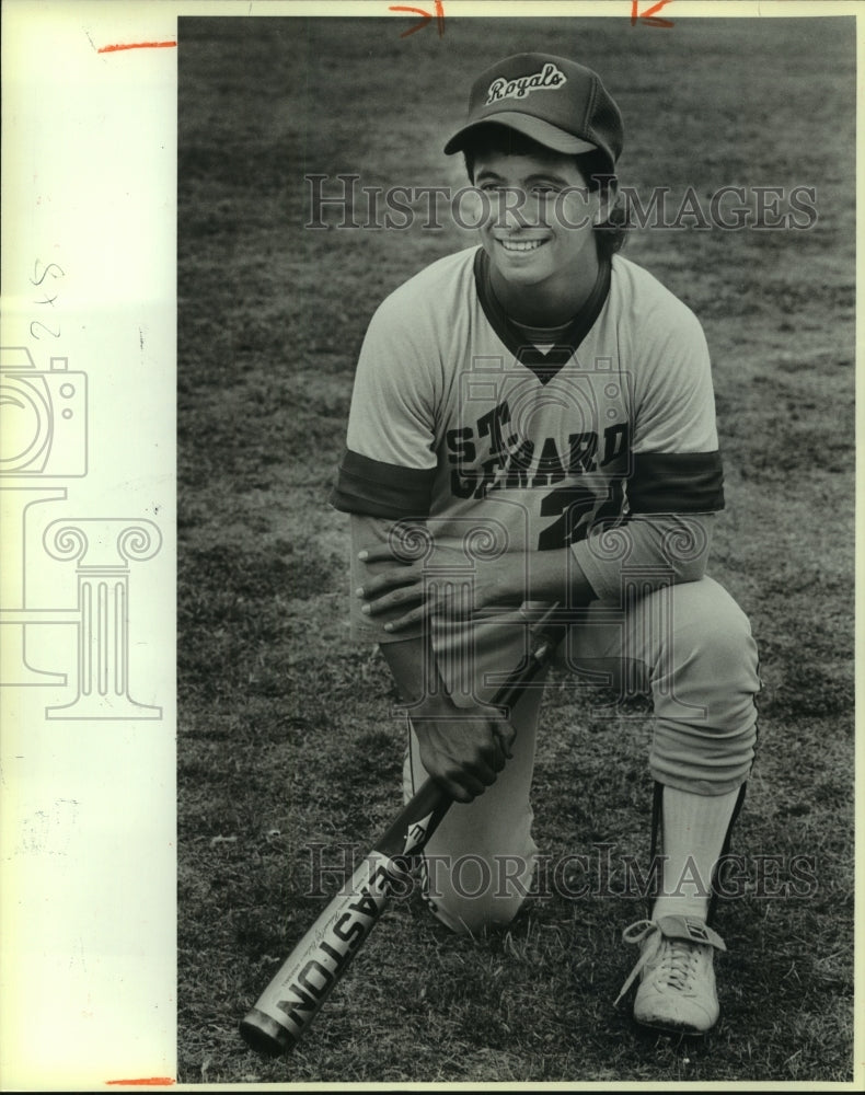 1986 Press Photo St. Gerard High baseball player James Benites - sas10222 - Historic Images