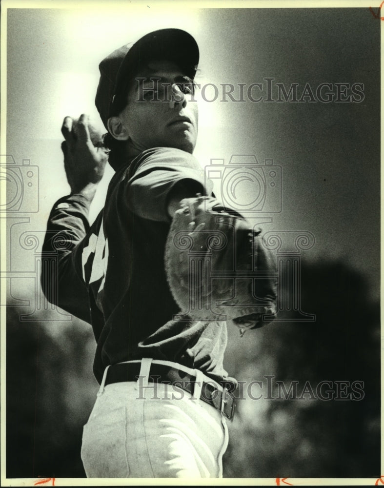 1986 Press Photo Highlands High baseball player Andy Ortega - sas10224 - Historic Images