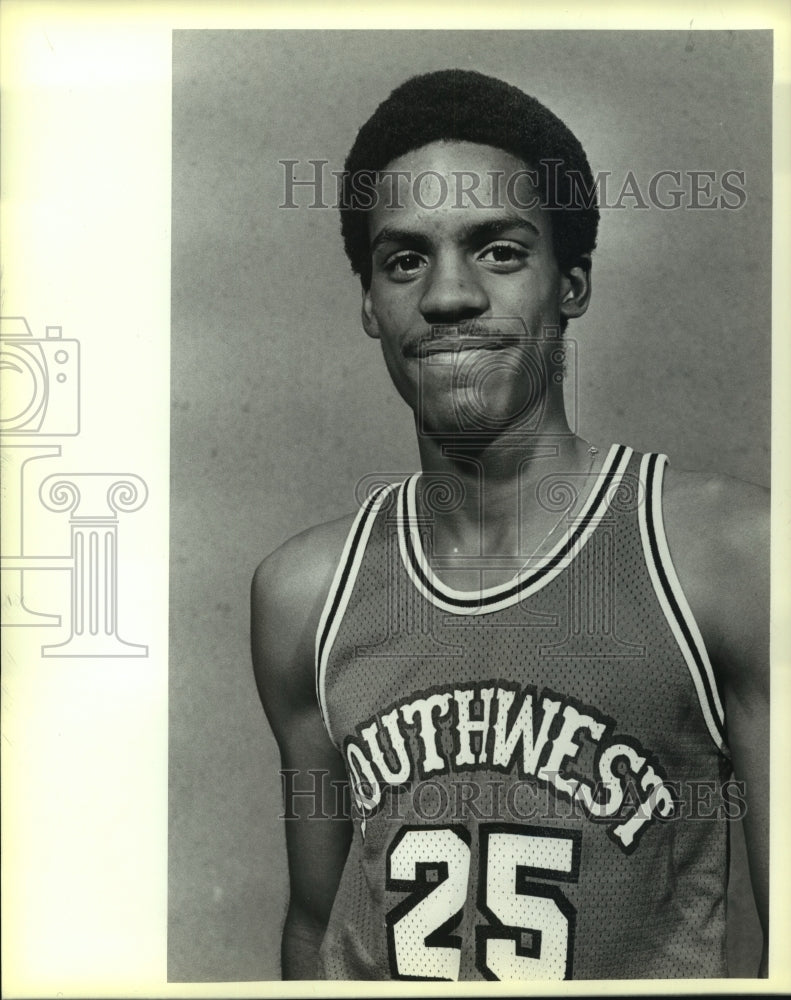 1985 Press Photo Southwest High basketball player Brian Gavin - sas10264- Historic Images