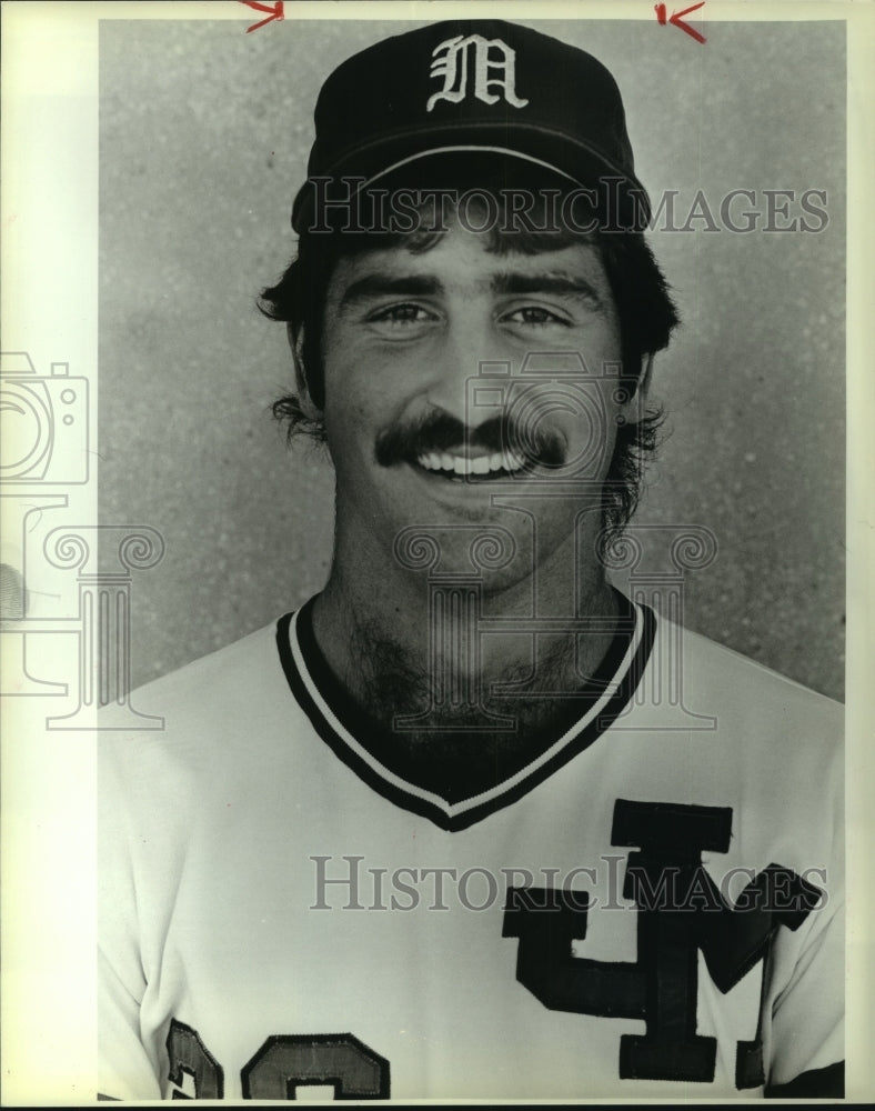1985 Press Photo All-City high school baseball coach Dennis Fey - sas10298 - Historic Images