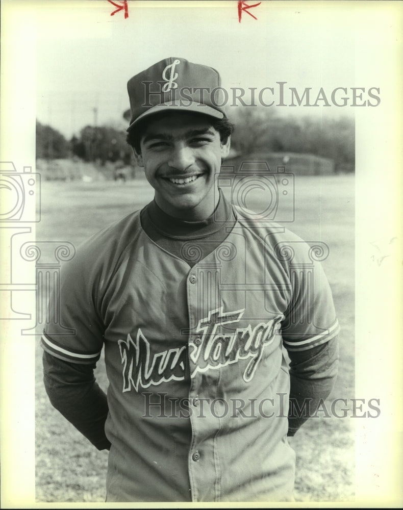 1985 Press Photo Jefferson High baseball player Mike Silva - sas10304- Historic Images