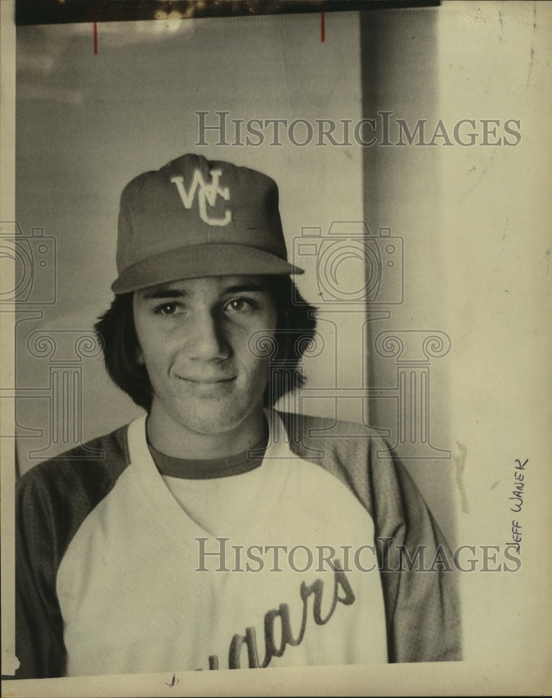 1978 Press Photo South San West High baseball player Jeff Wanek - sas10326- Historic Images