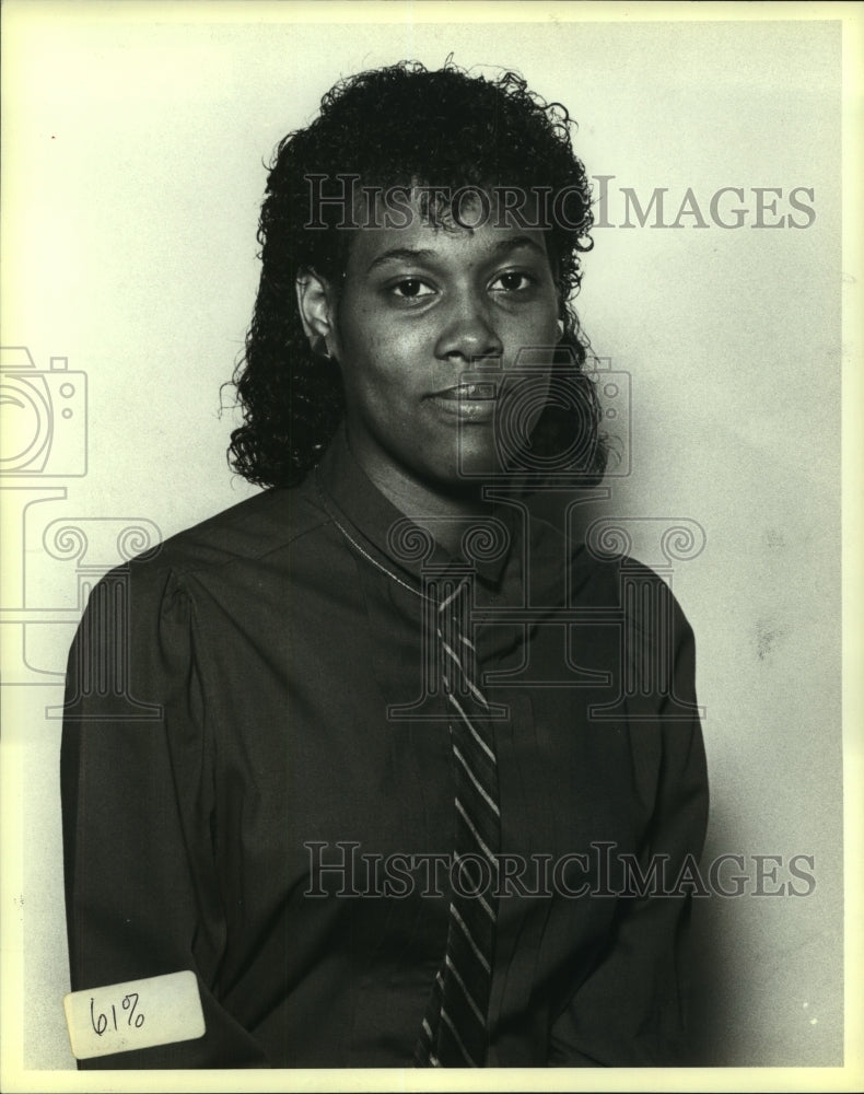 Press Photo Sam Houston High basketball player Tonya Jones - sas10375 - Historic Images