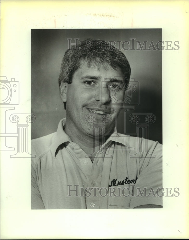 1987 Press Photo Jay High girls basketball coach Mike Floyd - sas10387- Historic Images
