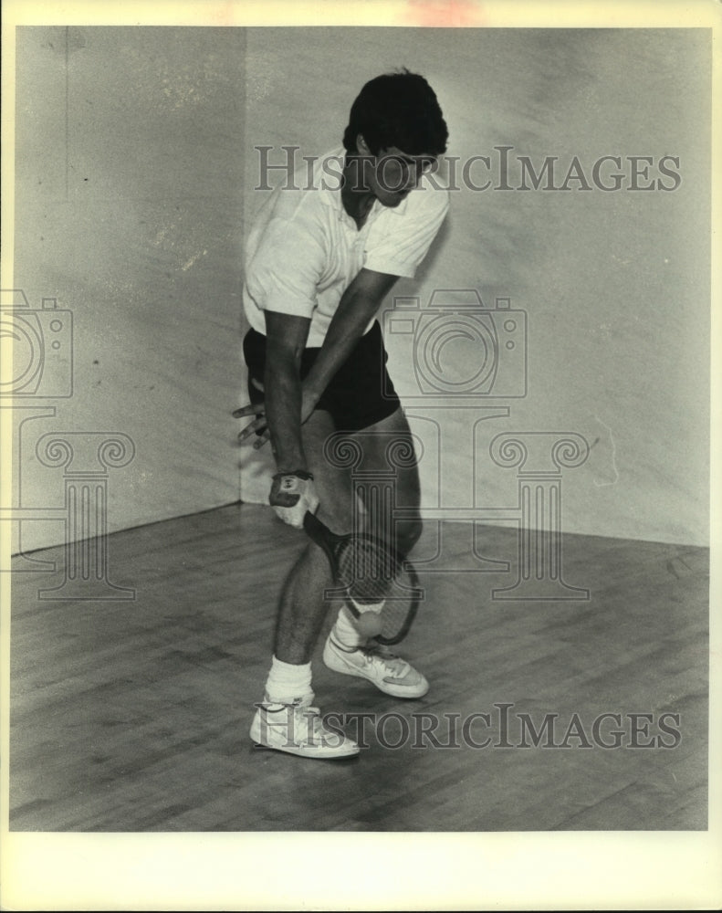 1983 Press Photo Lance Gilliam, Supreme Court Raquetball Player - sas10624- Historic Images
