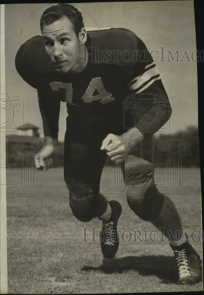 1950 Press Photo Paul Geroski, Football Player - sas10631- Historic Images