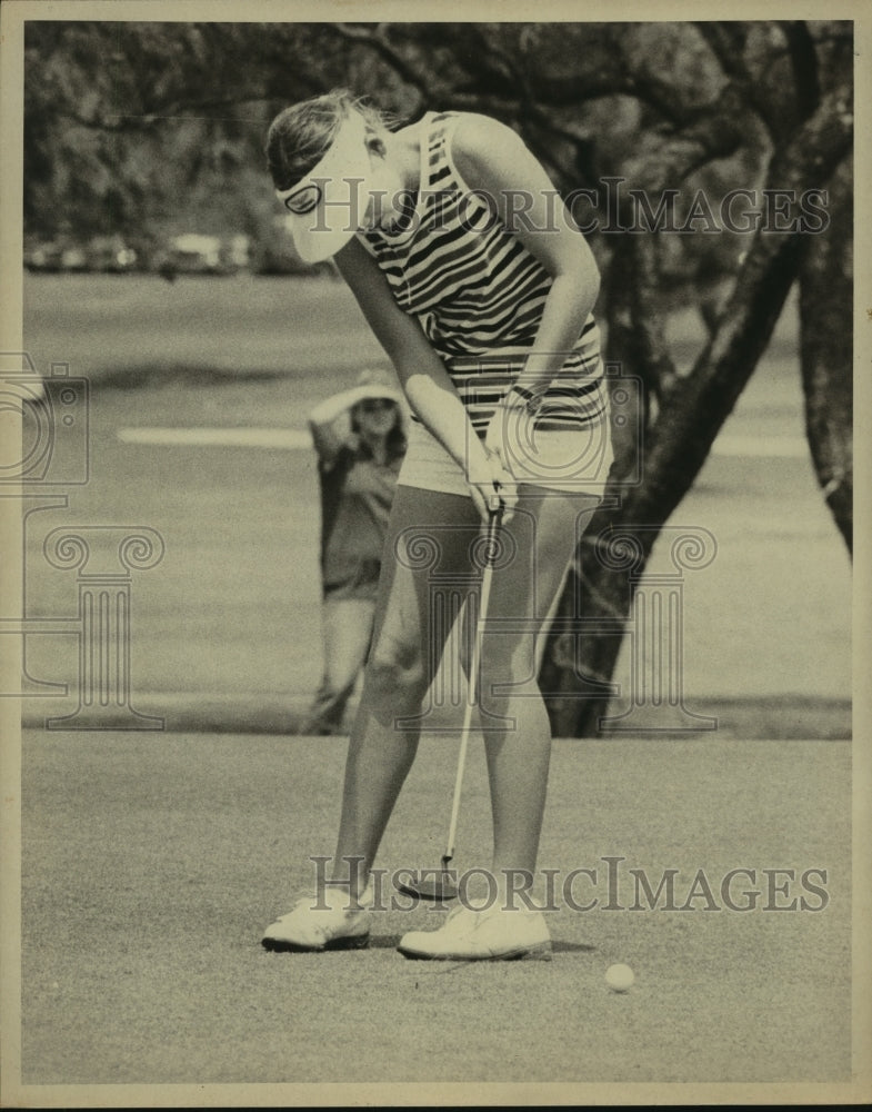 Press Photo Golfer Brenda Goldsmith - sas10657 - Historic Images