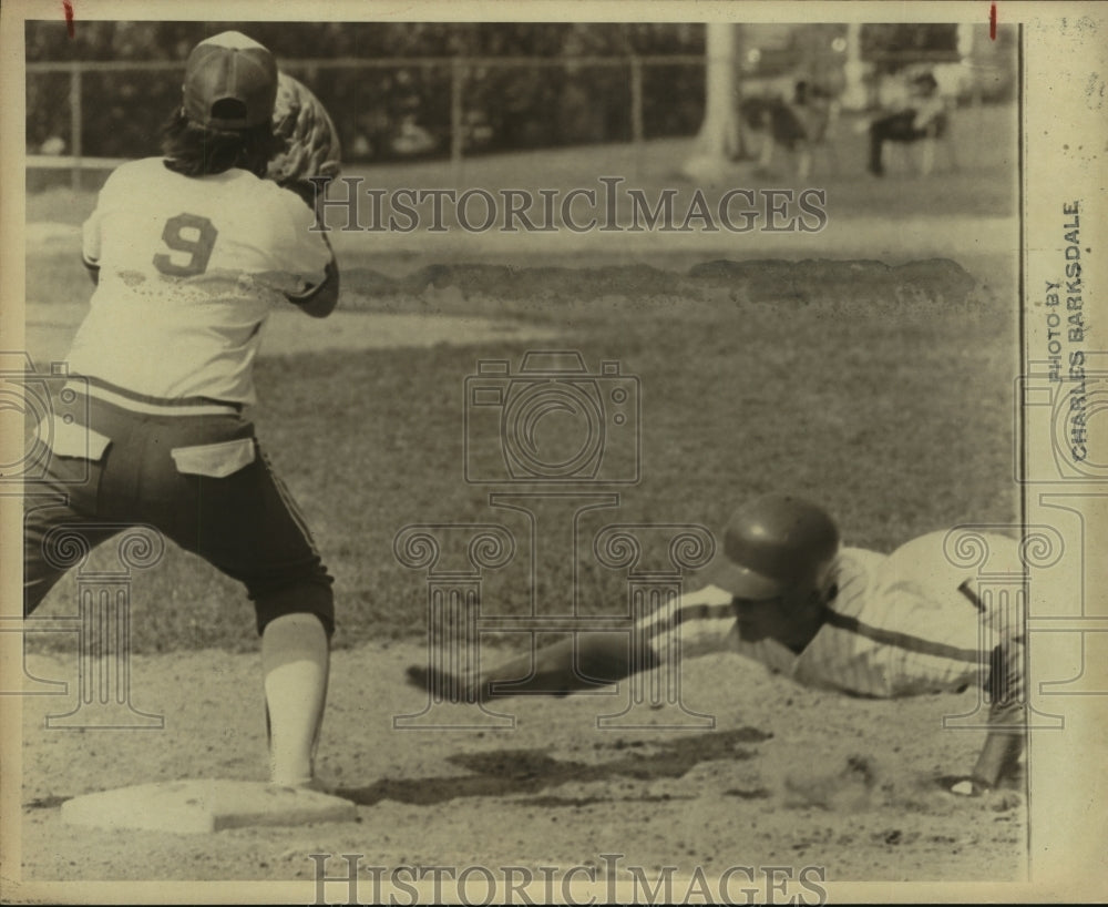 1979 Press Photo High school baseball players Rick Chapa and Mike Reinhart- Historic Images
