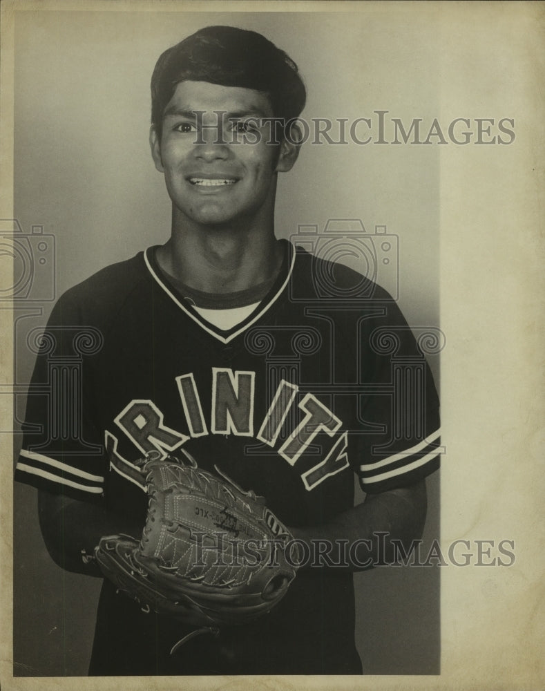 1994 Press Photo Bobby Esparza, Trinity Baseball Infielder - sas10939 - Historic Images