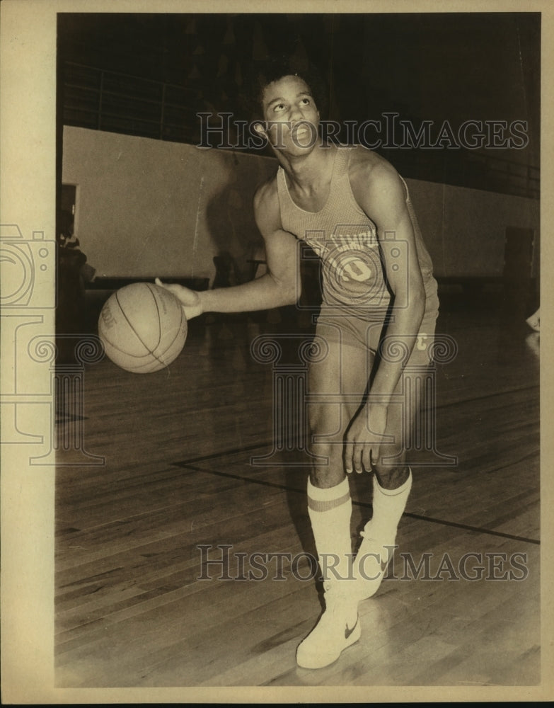 Press Photo Mike Rogers, Basketball Player - sas11044 - Historic Images
