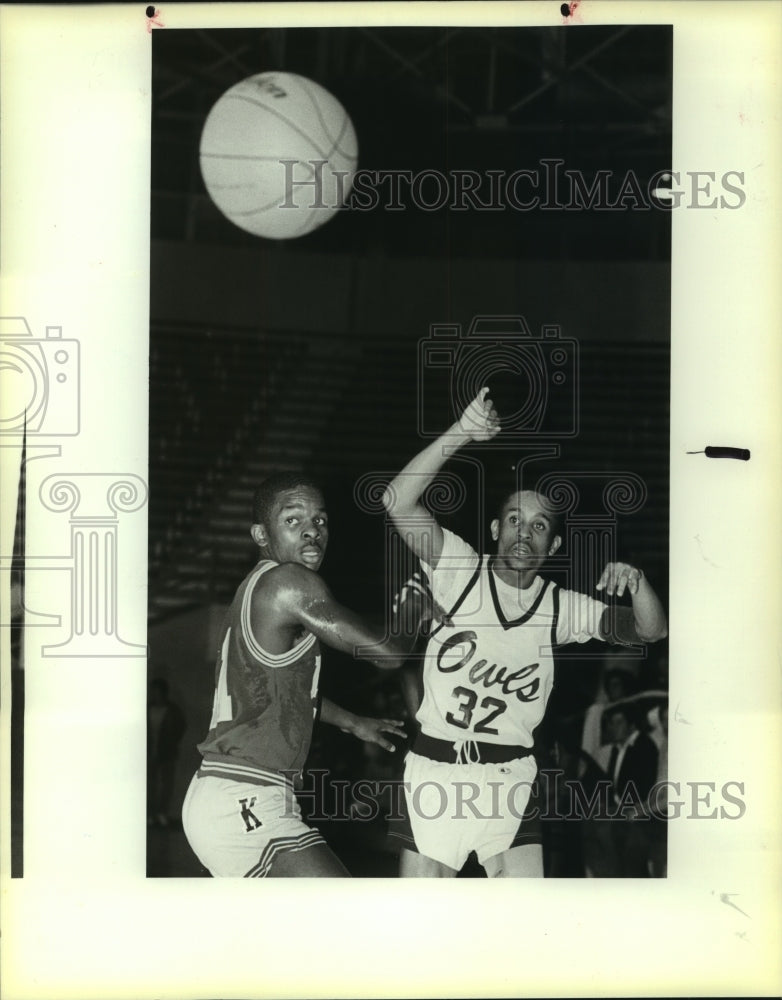 1985 Press Photo Charles Ellison, Highlands High School Basketball Player - Historic Images